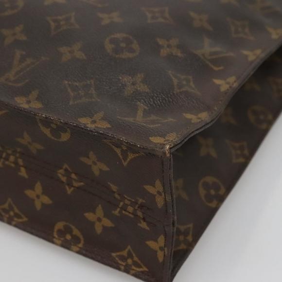 LOUIS VUITTON Monogram Sac Plat Hand Bag M51140 LV Auth 136681 - Picture 9 of 16